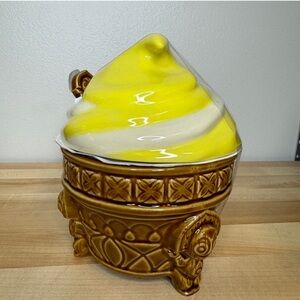 Disney World Polynesian Village Resort Maui Tiki Dole Whip Bowl and Spoon Set